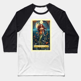 The Fool Card From the Light Mermaid Tarot Deck. Baseball T-Shirt